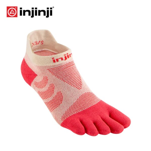 Injinji calcetines de ciclismo de cinco dedos 2019 nuevos calcetines gruesos de corte bajo para correr serie cinco dedos al aire libre para mujer corriendo pierna del pie