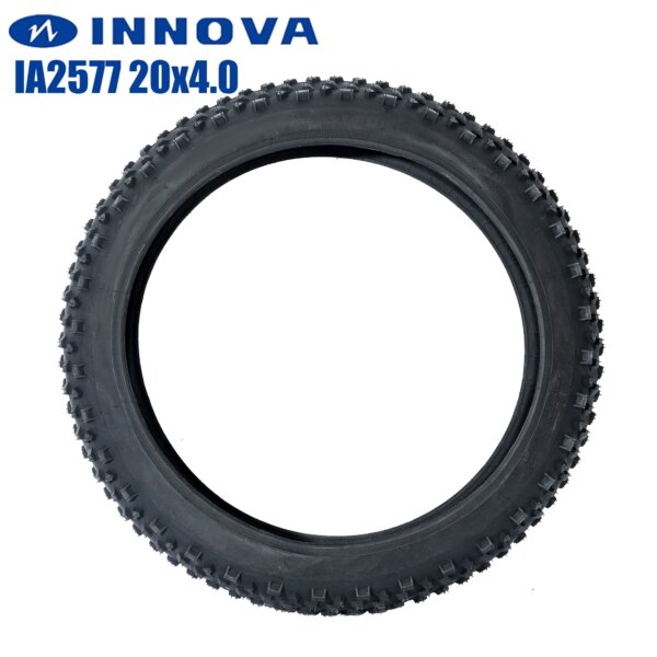 Innova IA-2577 Fat Tire 20x4.0 Neumático para nieve Original Negro Azul Verde Neumático para bicicleta eléctrica 20x4.0 Accesorio y tubo para bicicleta de montaña