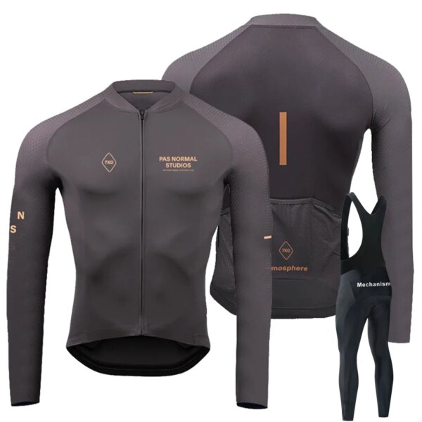 Jersey Mtb Conjunto de ciclismo de manga larga Ropa de traje para hombre Ropa para hombre Pantalones de bicicleta Hombre Transpirable Tricuta Wear Sleve Equipment Leg