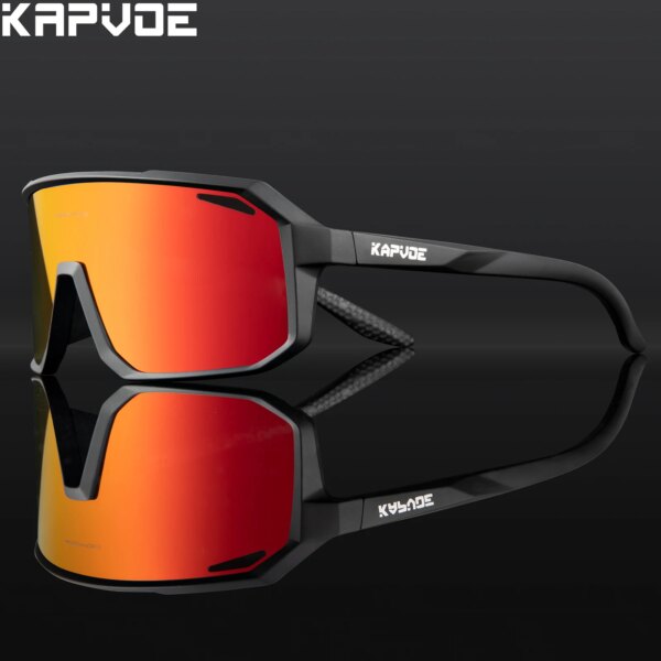 KAPVOE gafas de ciclismo bicicleta para hombres mujer deportes al aire libre ciclismo gafas de sol gafas de senderismo conducir bicicleta gafas de sol para pescar