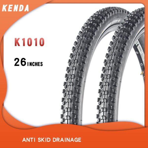 KENDA K1010 neumático de bicicleta MTB 26 pulgadas BMX neumático de bicicleta 50-559 26*1,95 alambre de acero 60TPI neumáticos de bicicleta plegables de montaña