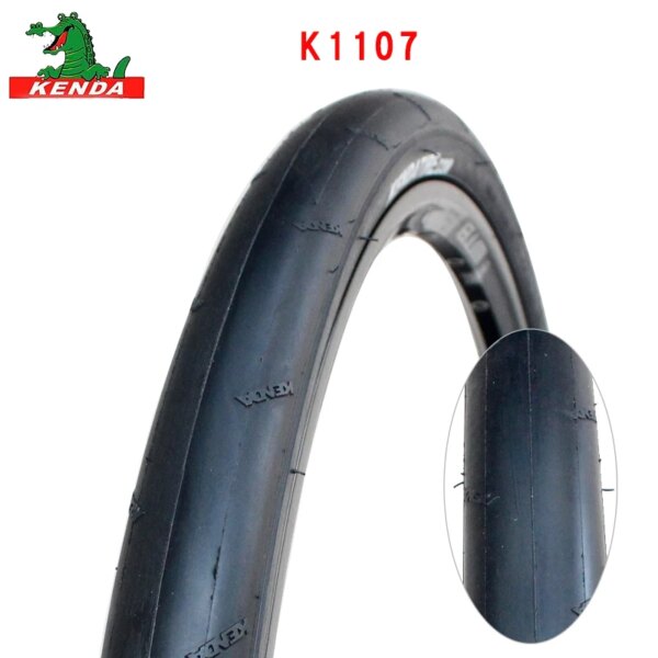 KENDA MTB neumático de bicicleta de carretera K1107 neumático liso neumático de bicicleta de montaña 26 pulgadas 26*1,5 60TPI neumático de bicicleta de alambre de acero plegable