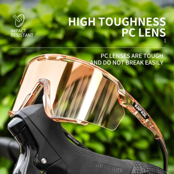 Kapvoe hombres MTB ciclismo bicicleta gafas de pesca gafas de ciclismo UV400 gafas de sol de ciclismo gafas de sol deportivas mujeres gafas de conducción