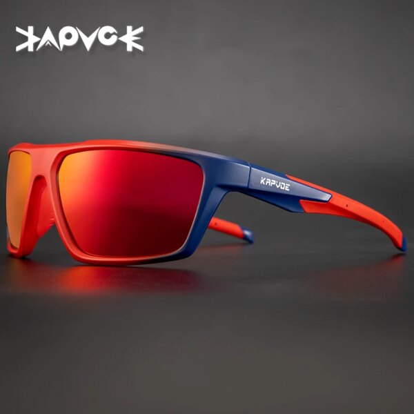 Kapvoe gafas de sol polarizadas para ciclismo, gafas para ciclismo para hombre y mujer, gafas para bicicleta UV400, gafas para deportes de pesca, gafas para bicicleta MTB al aire libre