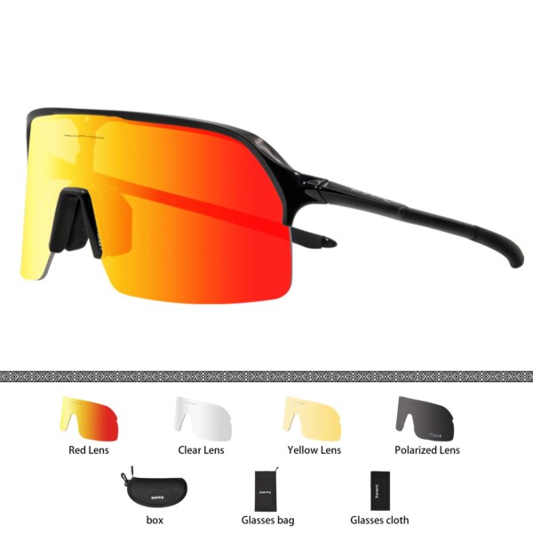 Gafas fotocromáticas estilo Kapvoe para ciclismo deportivo UV400, gafas de sol polarizadas para ciclismo, gafas para ciclismo de montaña