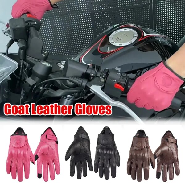 Guantes universales para motocicleta L XL, guantes de carreras transpirables con dedos completos para ciclismo al aire libre, protección para deportes de motocrós