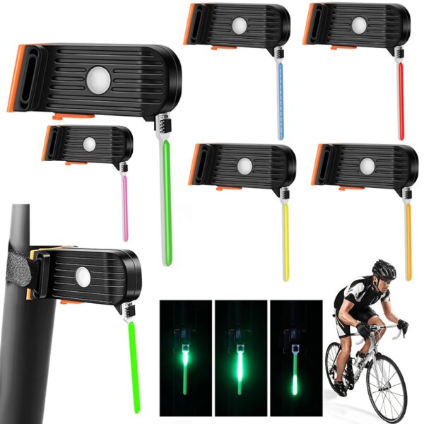 Luz trasera LED para bicicleta, fotón de alto brillo, luz trasera nocturna para bicicleta de montaña, luz de advertencia de seguridad, luces indicadoras de seguridad