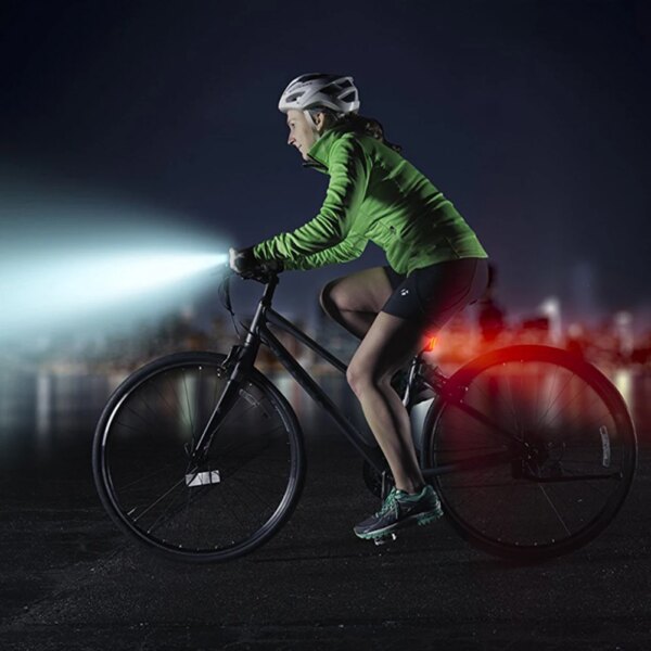 Luz trasera LED para bicicleta, linterna recargable por USB para bicicleta, luz trasera impermeable para bicicleta de montaña y Ciclismo de Carretera