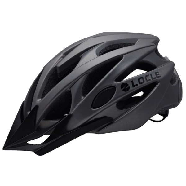 LOCLE-casco de ciclismo para hombre y mujer, gafas magnéticas, casco de bicicleta con visera extraíble, Casco de Bicicleta de montaña de carretera, talla M/L/XL