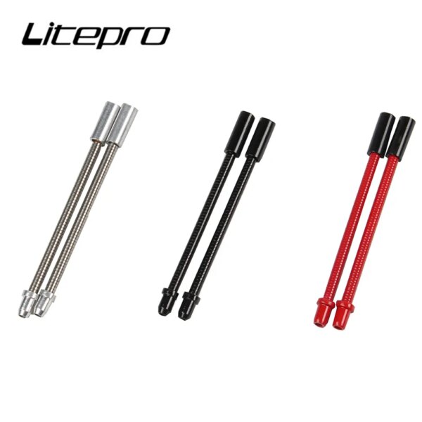 Litepro MTB bicicleta de montaña V freno tubo doblado curva de acero inoxidable plegable bicicleta de carretera codo tubo curva suave piezas de ciclismo