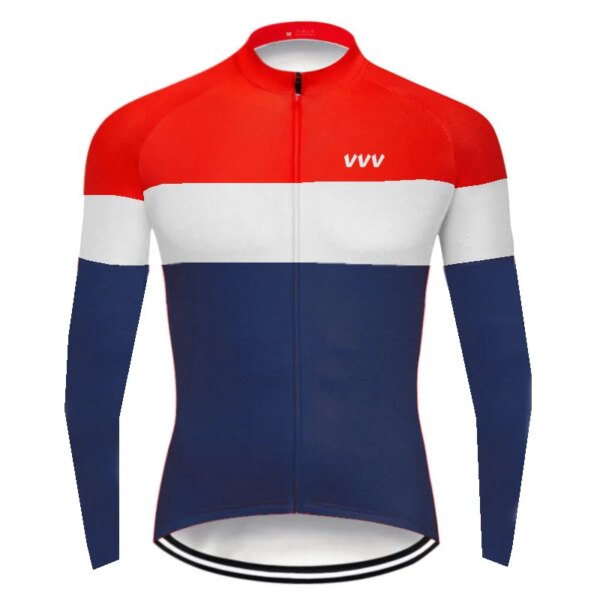 Camiseta de ciclismo de manga larga, chaqueta superior para bicicleta, ropa para bicicleta de montaña, Camisa deportiva, azul, Pro, Motocross, montaña, paseo en carretera, ajustada de fábrica