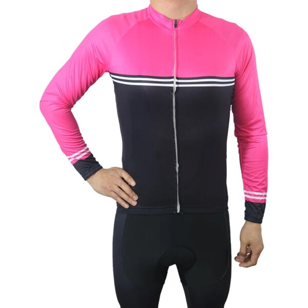 Maillot de ciclismo de manga larga para mujer, suéter de bicicleta de carretera, camiseta de descenso, camiseta ajustada, chaqueta deportiva, abrigo de bicicleta, maillot de mujer