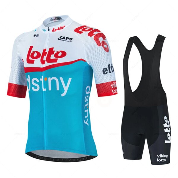 Lotto-Conjunto de Jersey de Ciclismo para Hombre, uniforme de Ciclismo de montaña, pantalones cortos con pechera, novedad de verano 2023