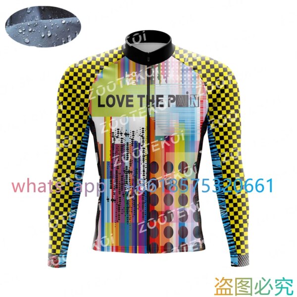 Love The Pain-cortavientos ultraligero para ciclismo, chaqueta con parabrisas para bicicleta, impermeable, impermeable para equipo profesional, Unisex, 2023