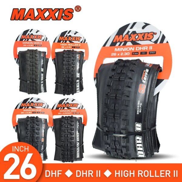 MAXXIS 26 Tubeless Ready 26*2,3 2,4 26*2,5 neumático de bicicleta 27,5*2,3 2,5 2,6 DH neumático plegable para bicicleta de montaña Down Hill MINION DHF DHR