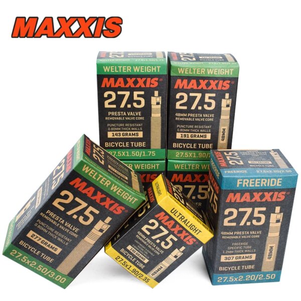 MAXXIS 29 neumático de cámara ultraligero 27,5*1,75/1,9/2,35/2,2/2,5 tubo interior de bicicleta a prueba de golpes AV/FV Pars de bicicleta de montaña y carretera
