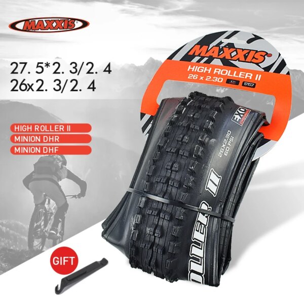 Neumático de bicicleta MAXXIS HIGH ROLLER TR 26 27,5 sin cámara listo 26*2,3 27,5*2,4 2,5 neumáticos de bicicleta de montaña neumáticos plegables MINION DHF DHR