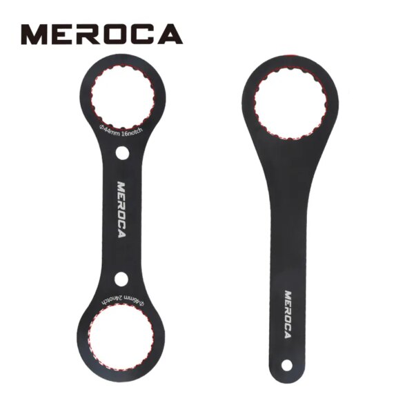 MEROCA llave de soporte inferior de bicicleta 44mm 46mm 49mm 16/24 muesca para IXF BB51 BB52 DUB herramienta de reparación de instalación de bicicleta