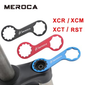MEROCA-herramienta de reparación de tapa de horquilla delantera de bicicleta de montaña, llave adecuada para XCT/XCR/RST/XCM, accesorios de piezas de bicicleta de rueda delantera