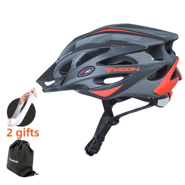 Casco de bicicleta para adultos MOON, ligero para jóvenes y adultos, casco de protección en deportes para bicicleta de montaña y carretera, seguridad en molde