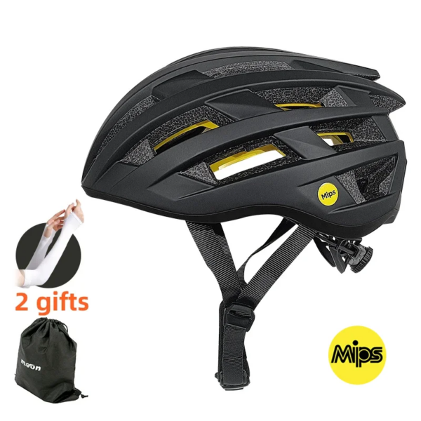 MOON-casco de bicicleta de carretera ultraligero para hombre y mujer, casco de seguridad para ciclismo de montaña, antiimpacto, deportivo, con sistema Mips