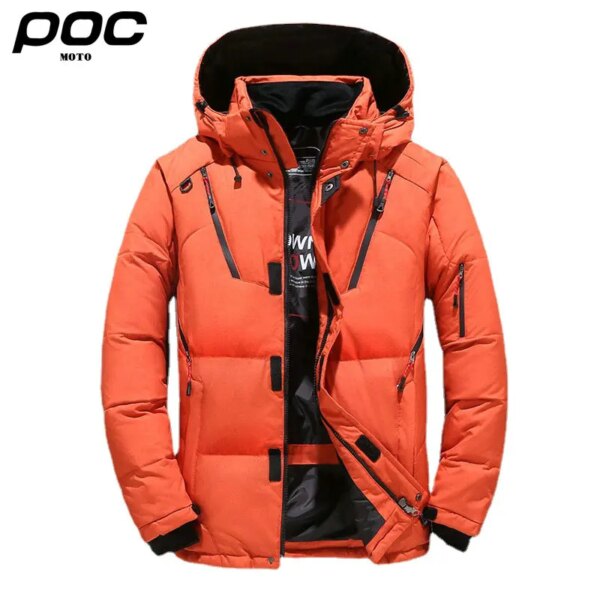 MOTO POC ciclismo Jersey con capucha hombres mujeres montar a prueba de viento ciclismo chaqueta cortavientos manga larga impermeable invierno bicicleta Windcoat