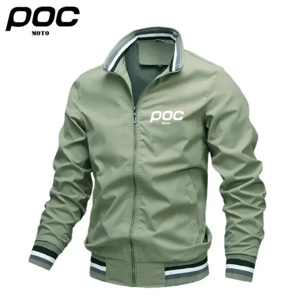 MOTO POC chaqueta de moda primavera otoño sudadera Casual hombres Fitness sudaderas Unisex cremallera ciclismo chaquetas hombre ropa de calle