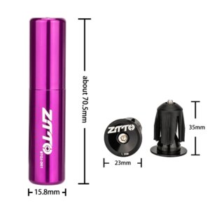 Kit de reparación de neumáticos de bicicleta de montaña, herramienta de enchufe para neumáticos sin cámara, reparación de pinchazos planos con 5 tiras, 2 tapones para manillar, accesorios para bicicletas de montaña