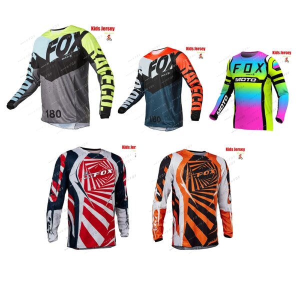 MTB niños camiseta para descensos BATFOX bicicleta de montaña Jersey Motocross motocicleta Jersey camiseta para niños