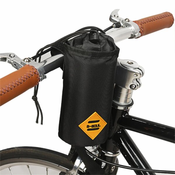 Bolsa para botella de bicicleta de montaña, soporte colgante para manillar de bicicleta, bolsa portabotellas para manillar, equipo de ciclismo