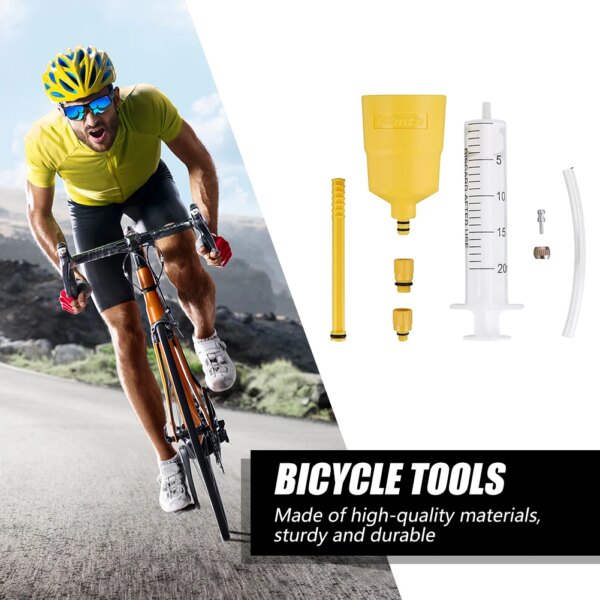 Herramienta de llenado de aceite para bicicleta de montaña, juego de cambiador y inyector de aceite Simple, Kits de mantenimiento de reparación duraderos portátiles, accesorios para ciclismo