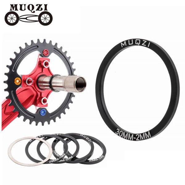 MUQZI 5 uds arandela de bielas BB30 BB86 BB91 BB92 PF30 MTB arandela de manivela de bicicleta de carretera 24 29 30MM espaciador de manivela