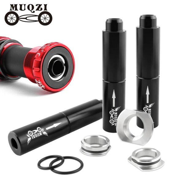 MUQZI-Herramienta de extracción de soporte inferior para bicicleta, prensa de rosca, extracción de cojinete de soporte inferior para reparación de 24mm, 30mm, BB86, BB30, BB92, PF30