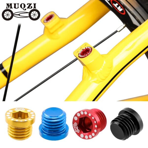 MUQZI-tornillo de freno en V para bicicleta, M10 x 1,25, aleación de aluminio, soporte de freno en V, perno de montaje para piñón fijo plegable para bicicleta de montaña y carretera