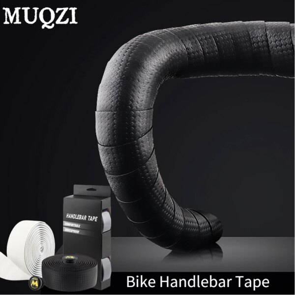 MUQZI-cinta antideslizante para manillar de bicicleta de montaña y carretera, envolturas para cinturón con asa para bicicleta, cinta para barra de bicicleta de secado rápido, accesorios para ciclismo