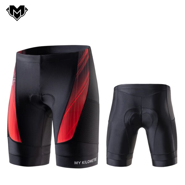 MY KILOMETER Pantalones cortos de triatlón para hombre 9\