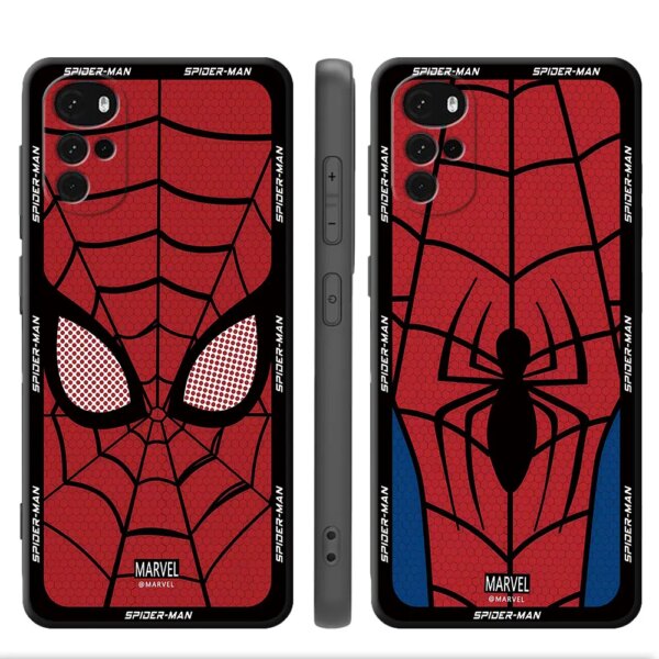 Funda de teléfono Marvel Spider Man para Motorola Moto G60 G30 G31 G50 G51 5G G60S G71 5G G22 G32 G52 G72 G9 Play G200 G53 G73