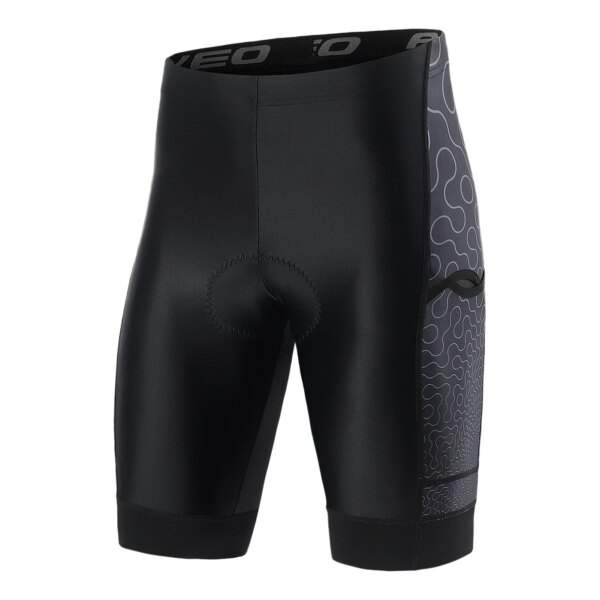 Pantalones cortos de ciclismo para hombre, pantalones cortos acolchados para bicicleta con 3 bolsillos, pantalones cortos transpirables para montar en bicicleta, medias