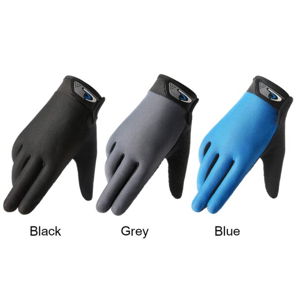 Guantes de hombre de verano con pantalla táctil de malla transpirable para pesca bicicleta ciclismo guantes de mano accesorios de ciclismo al aire libre