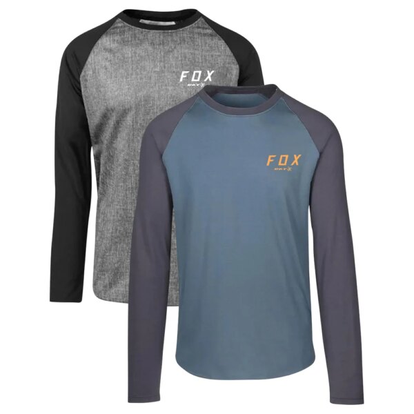 Camiseta de manga larga para Hombre BAT FOX, camiseta para bicicleta de montaña, Enduro, MTB, Offroad DH, camiseta para descensos, Maillot Ciclismo para Hombre