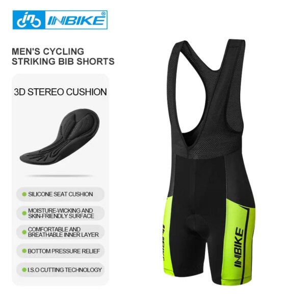 Mono de ciclismo para hombre, mallas, pantalones cortos para bicicleta, pantalones cortos para hombre con acolchado 3D para ciclismo MTB, pantalones para montar, ropa de ciclismo de secado rápido