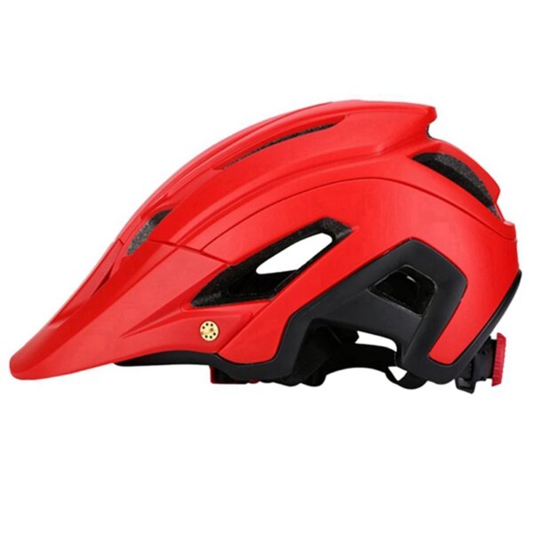 Casco de bicicleta de montaña para hombre, casco de bicicleta, Casco Mtb, Rojo