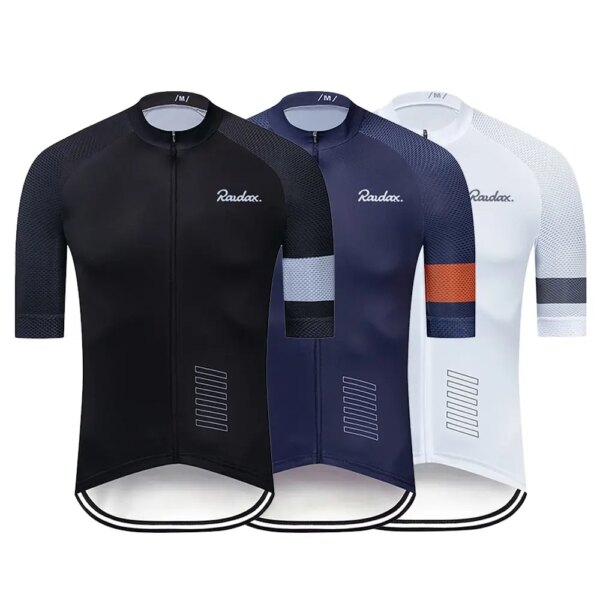 Camiseta de ciclismo para hombre, camiseta de manga corta transpirable para bicicleta de carretera, ropa deportiva con protección UV para bicicleta de montaña, verano 2024