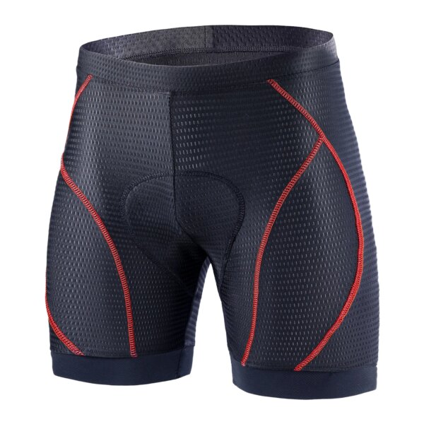 Pantalones cortos de ciclismo para hombre, ropa interior de ciclismo de malla transpirable, almohadilla de Gel a prueba de golpes, pantalones cortos para bicicleta de montaña, ropa interior para bicicleta