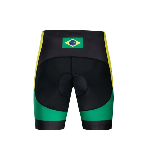 Pantalones cortos de Ciclismo para hombre Israel EE. UU. Brasil Reino Unido Alemania España MTB bicicleta medias de Gel acolchadas 3D pantalones cortos de verano Bermuda Ciclismo