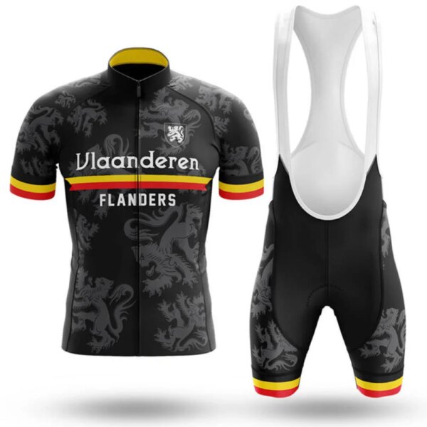 Traje de Ciclismo para hombre, ropa de Ciclismo de manga corta de Bélgica, camisetas de Ciclismo Anti-UV, Maillot transpirable para Ciclismo de verano 2022