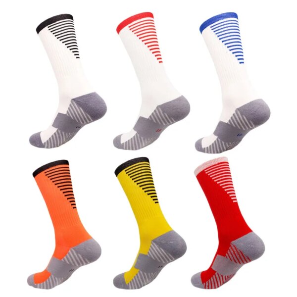 Calcetines deportivos para hombre, parte inferior de toalla gruesa, transpirables, profesionales, para correr al aire libre, ciclismo, baloncesto, fútbol, ​​calcetines de entrenamiento