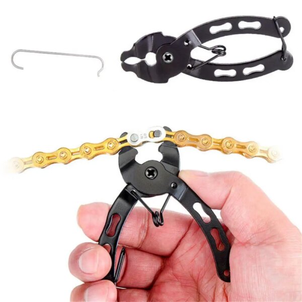 Mini herramienta de enlace rápido para Cadena de bicicleta de montaña, herramientas de reparación de abrazadera de cadena, alicates para instalación de extracción rápida, accesorio de alicates