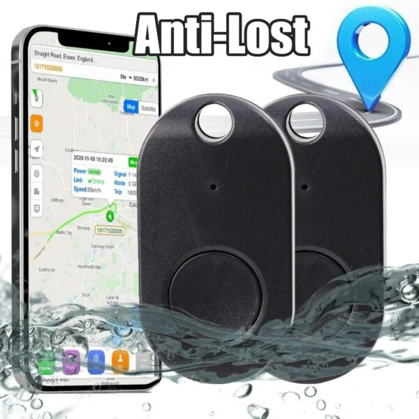 Mini localizador portátil Bluetooth 4,0 localizador GPS dispositivo rastreador alarma antipérdida buscador de artículos para llaves de coche cartera equipaje mascotas