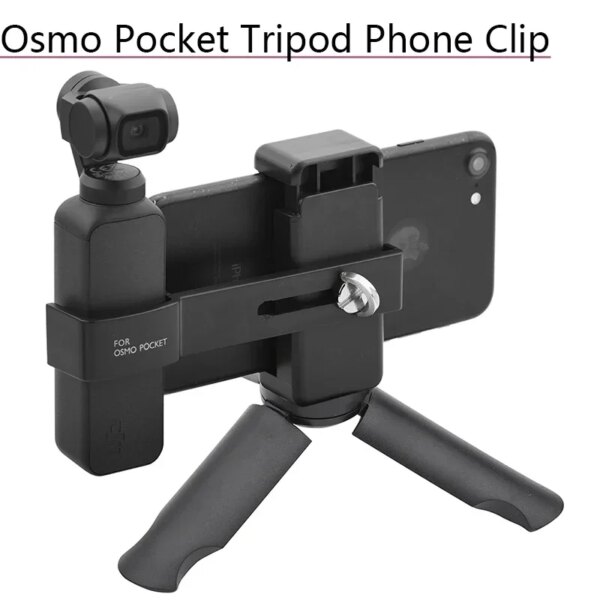 Soporte de Clip de seguridad para teléfono móvil, trípode de escritorio para DJI Osmo Pocket/Pocket 2, soporte de Clip para teléfono, accesorios de cámara Gimbal